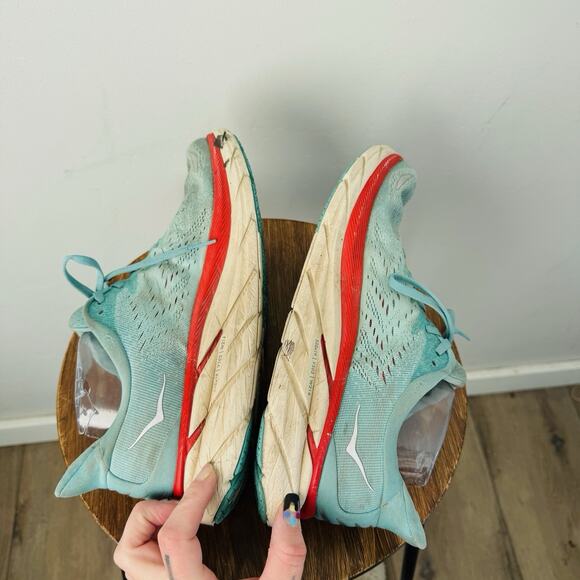 Hoka One One Clifton 8 Max Blue Cushioned Running Shoe Women’s Size 10 - Picture 6 of 10